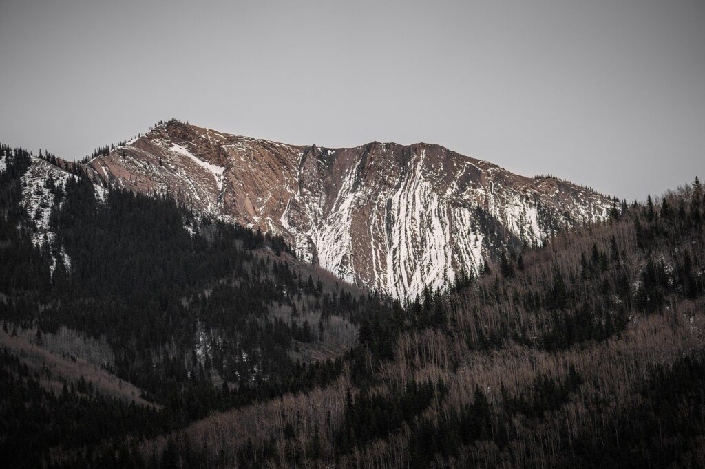 mountains, snow, canada, alberta, nature, landscape