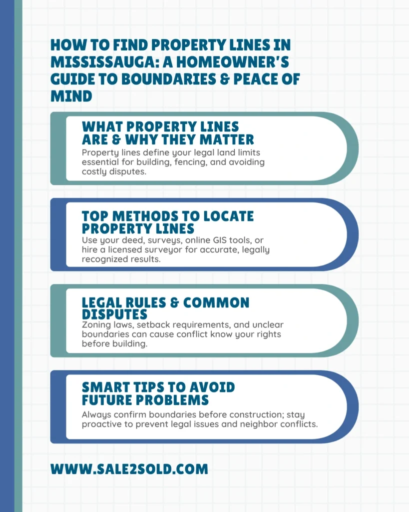 Find Property Lines in Mississauga